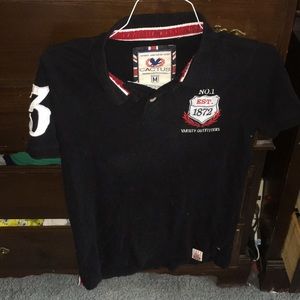 Men's Sport Black Polo